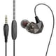 thumbnail image 2 of Auriculares con cable de 1 par de 3.5 mm Bass estéreo Auriculares Wired Teléfono móvil Tableta de teléfonos con auriculares In-Ear, negro Guardung EL001673-05B, 2 of 2