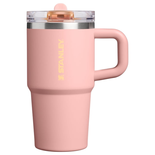 Vaso STANLEY Quencher ProTour Flip Straw, 600 ml, color melocotón