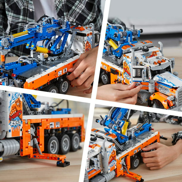 LEGO Technic Heavy-Duty Tow 42128 with Crane Toy Building Engineering for Kids - Walmart.com