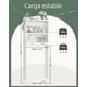 thumbnail image 2 of Muebles para Baño, Estantería de 3 Niveles Metálicas Mueble para Inodoro, con Puerta magnética, Estante para Baño, Adapta a la mayoría de los Inodoros, Blanco 60 W X 25 D X 166 H cm, 2 of 9