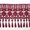 Altotux_Burgundy_CX005, variant on Altotux 5/8" Embroidered Floral 12 Colors Venice Lace Trim Guipure By 3 Yards (Burgundy)