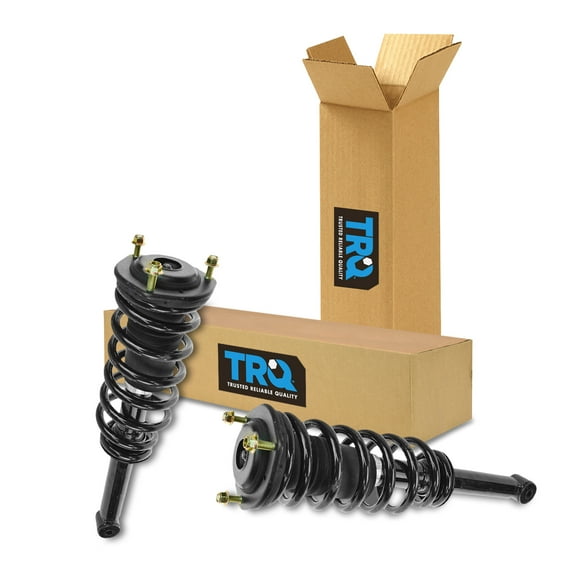 TRQ Complete Shock Spring Assembly Front Pair Set 2pc for 90-00 Lexus LS400 SCA61081