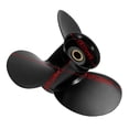 thumbnail image 5 of Auzan 9.25 x 10.5 Marine Outboard Propeller compatible for Tohatsu compatible for 9.9-20 horsepower 3BAB645241 Aluminum Alloy 3 Blades 14 Spline Tooth, 5 of 7