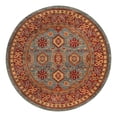 thumbnail image 3 of Unique Loom Sahand Collection Area Rug - Alexander (8' Round Light Blue/Light Brown), 3 of 7