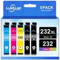 thumbnail image 1 of 232xl Ink Cartridges Combo Pack Remanufactured Replacement for Epson 232 Ink Cartridge T232 XL for Expression Home XP-4200 XP-4205 Workforce WF-2930 WF-2950 Printer (2 B, 1 of 7