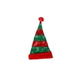thumbnail image 1 of xiaxaixu Christmas Unisex Clown Cap, Stripe Pattern Elf Hat Costume Props, 1 of 3