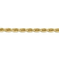 thumbnail image 3 of Diamond2Deal 14K Yellow Gold 5.5 mm Diamond-cut Rope Chain Necklace for Mens 22", 3 of 6