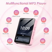 Fohil MP3 Player with Bluetooth, 64GB 2.4 inch Touch Screen Portable MP3 Player, Music Player with FM Radio, EBook, Recorder, Supports Multiple Audio Formats,TF Card