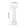 thumbnail image 2 of MLINS White Plastic Roman Pillar for Wedding Decor Retro and Elegant Look with Stable Placement 10.5 Inches, 2 of 8
