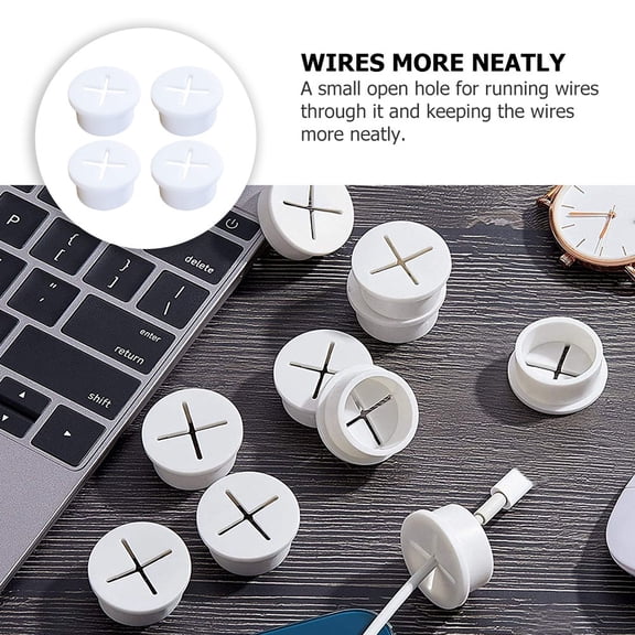 Worgeous Cable Management Cord Covers Wire Hider for Desk and Office Table, Easy to Install and Organize Wires Neatly