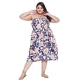 thumbnail image 2 of Oussum Women Short Tube Dress Sleeveless Summer Plus Size Dresses, Multicolor, 2 of 7