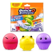 Bunch O Balloons 3 pack Reusable Eco-Friendly Animal Balloons Self Sealing Water Toys Ages 3+ by ZURU