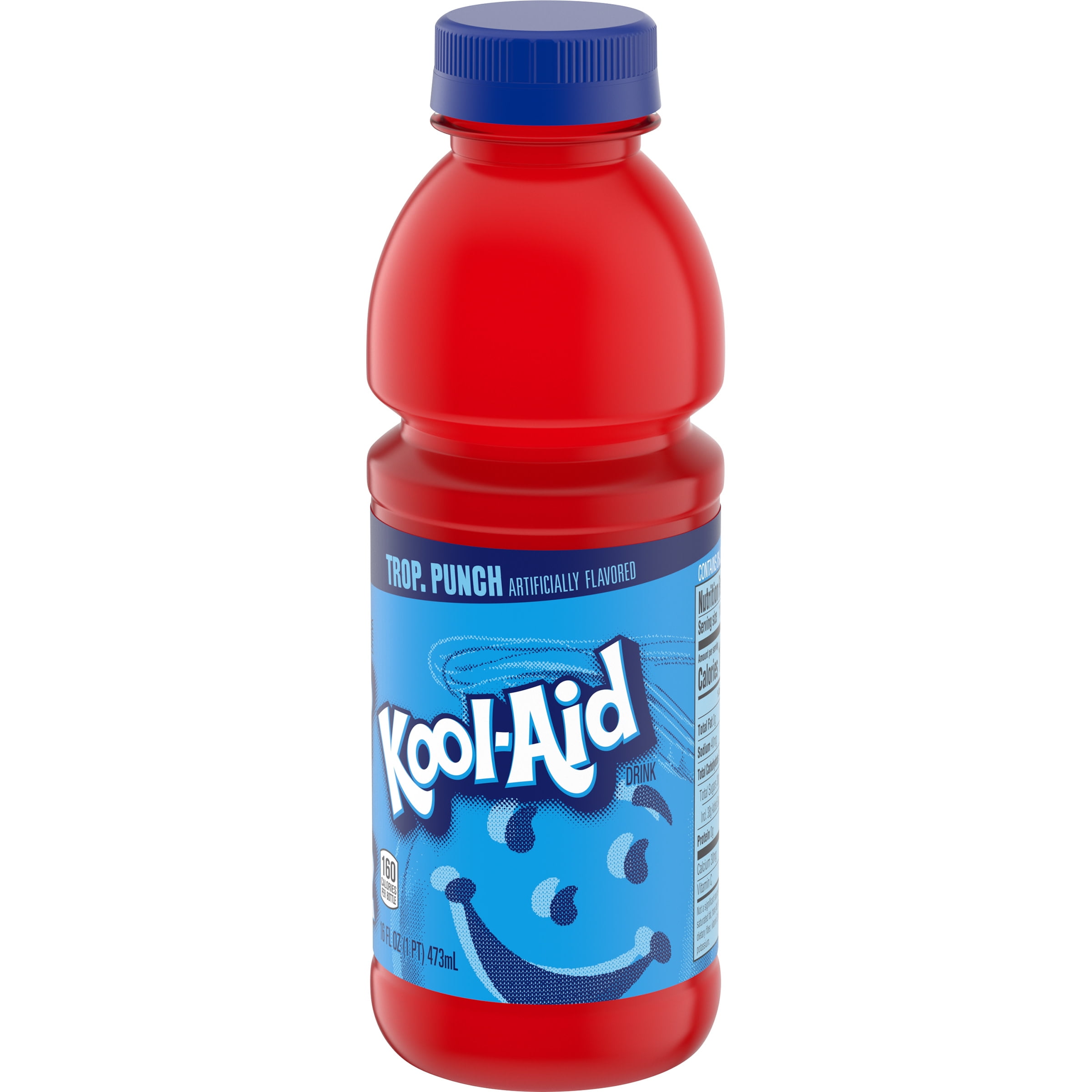 Kool-Aid Tropical Punch Artificially Flavored Soft Drink, 16 fl oz Bottle