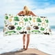 thumbnail image 1 of Toalla de playa de microfibra, ligera, resistente a la arena, de secado rápido, de 76 x 152 cm, súper suave, compacta, para viajes, piscina, natación, picnic, camping, manta multiusos., 1 of 5