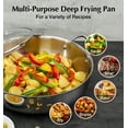 thumbnail image 4 of Koch Systeme CS 12-Inch Deep Sauté Pan, Tri-Ply Stainless Steel Deep Frying Pan, 4 of 7
