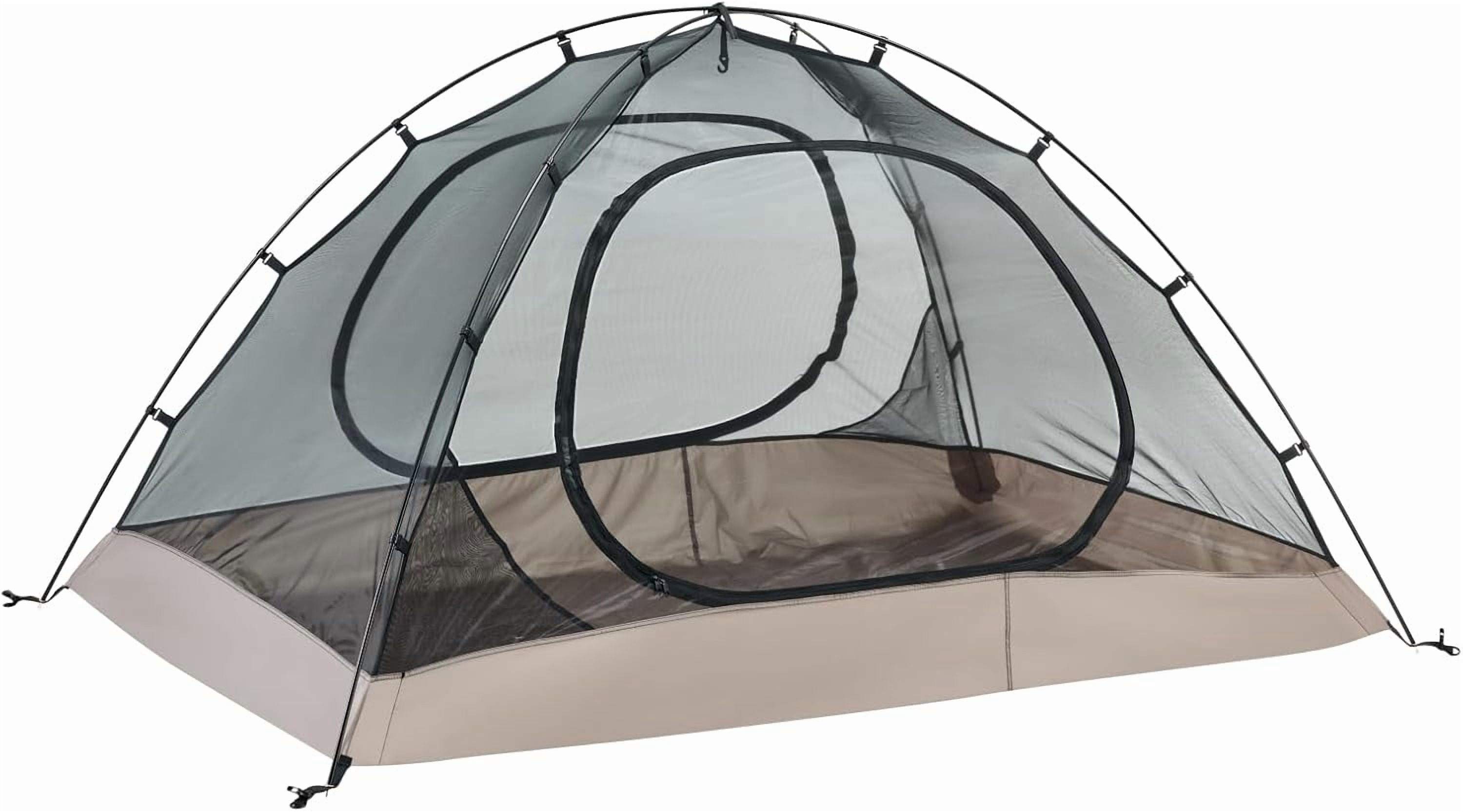 Double Layer Waterproof 2-Person Dome Tent - 4-Season Weather-Resistant Camping Tent for Rain and Wind Protection - Ultralight & Easy Setup Outdoor Gear