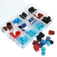 thumbnail image 2 of Shisuyan 77pcs Air Conditioning Valve Core Seal Caps Ac Valve Core Protective Caps Compatible For R134a R12 Ac, 2 of 9