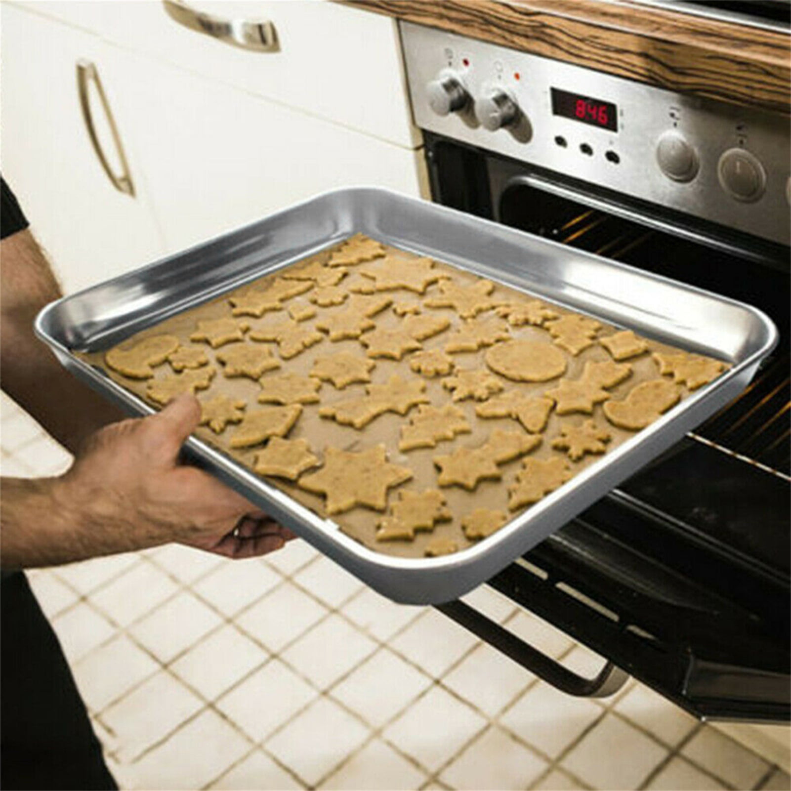 Baking Sheet Pans For Toaster Oven, Small Stainless Steel Cookie