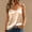 Beige, variant on Women's Silk Satin Camisole Lace Crew Neck Spaghetti Strap Tank Top Sleeveless Cami Blouses Party Going Out Shirt