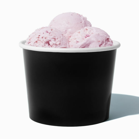 UNIQ 16 oz Black Ice Cream Cups
