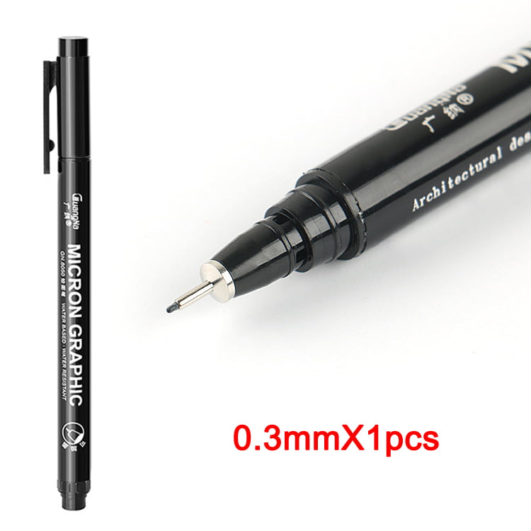 NEW-Sipa 8Pcs Black Thin Liner Pens Mini Liner Fineliner Drawing Pens For  Artist Illustration Technical Drawing Office Documents - AliExpress