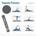 thumbnail image 4 of Tapete de Yoga Altera  TAE0518 Grosor 3mm Pilates Foam 176x62 cm Gris, 4 of 6