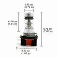 thumbnail image 2 of pairs h15 100w led car lights high power 20led h15 white light led car headlight fog light 100w, white light, 2 of 5