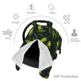 thumbnail image 3 of Car Seat Cover Baby - Green Branch Olive Breathable Infant Car Seat Cover for Baby Carseat, Lightweight Comfort Baby Essentials Must Haves Newborn Stuff for Girl Boy, 3 of 7