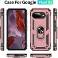thumbnail image 4 of MYKOMI for Google Pixel 9A Case: with Screen Protector - Military Grade Protective Cases with Finger Ring Holder Kickstand for Pixel 9A Case, 4 of 6