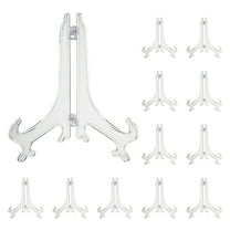7" Acrylic Plate Stands for Display Stand Plate Holder Transparent 12Pcs