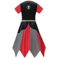 thumbnail image 2 of Pirate Costume for Little Girls Halloween Cosplay Dress Up with Hat Eye Patch SIZE for 4-9Y, 2 of 7