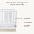 thumbnail image 4 of Little Seeds Dawn 4-in-1 Convertible Crib, Black & Acorn, 4 of 9