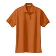 thumbnail image 5 of Mafoose Women's Comfortable Silk Touch Polo Golf Shirt Short Sleeve Texas Orange XS, 5 of 7
