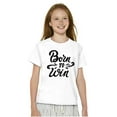 thumbnail image 5 of Born Win Winner Victory Motivation Girls Kids T Shirt Tees Teen Brisco Brands XS, 5 of 5