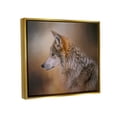 thumbnail image 3 of Stupell Wildlife Wolf Portrait Photography Animals & Insects Photography Gold Floater Framed Art Print Wall Art, 3 of 6