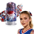 thumbnail image 5 of Patriotic Glitter Stick, Red White Blue Body Hair Sparkle, USA Flag Glitter for Summer (Grey), 5 of 8