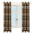 thumbnail image 4 of Bohemia 2pcs Blackout Curtains For Living Room Bedroom Grommet Top Window Set for Left And Right Biparting Open, 4 of 6