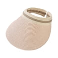 thumbnail image 1 of Boc Sun Hat Adjustable UV Protection Breathable Straw Weaving Visor Hat for Summer, 1 of 10
