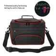 thumbnail image 2 of Carrying Case, Large Capacity Storage Bag, Hairdressing Tool Oraganizer Multiple Pockets for Travel for Woman Salon Tool Makeup Bag(black), 2 of 7