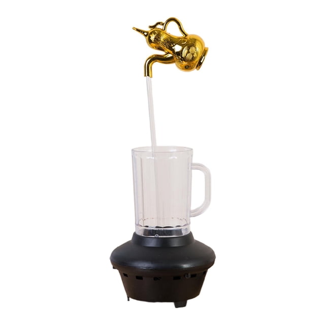 Fuente de grifo con forma de taza mágica, adorno de mesa, altura decorativa de 47,5 cm, regalo de inauguración de la casa, decoración artística, grifo Estilo B