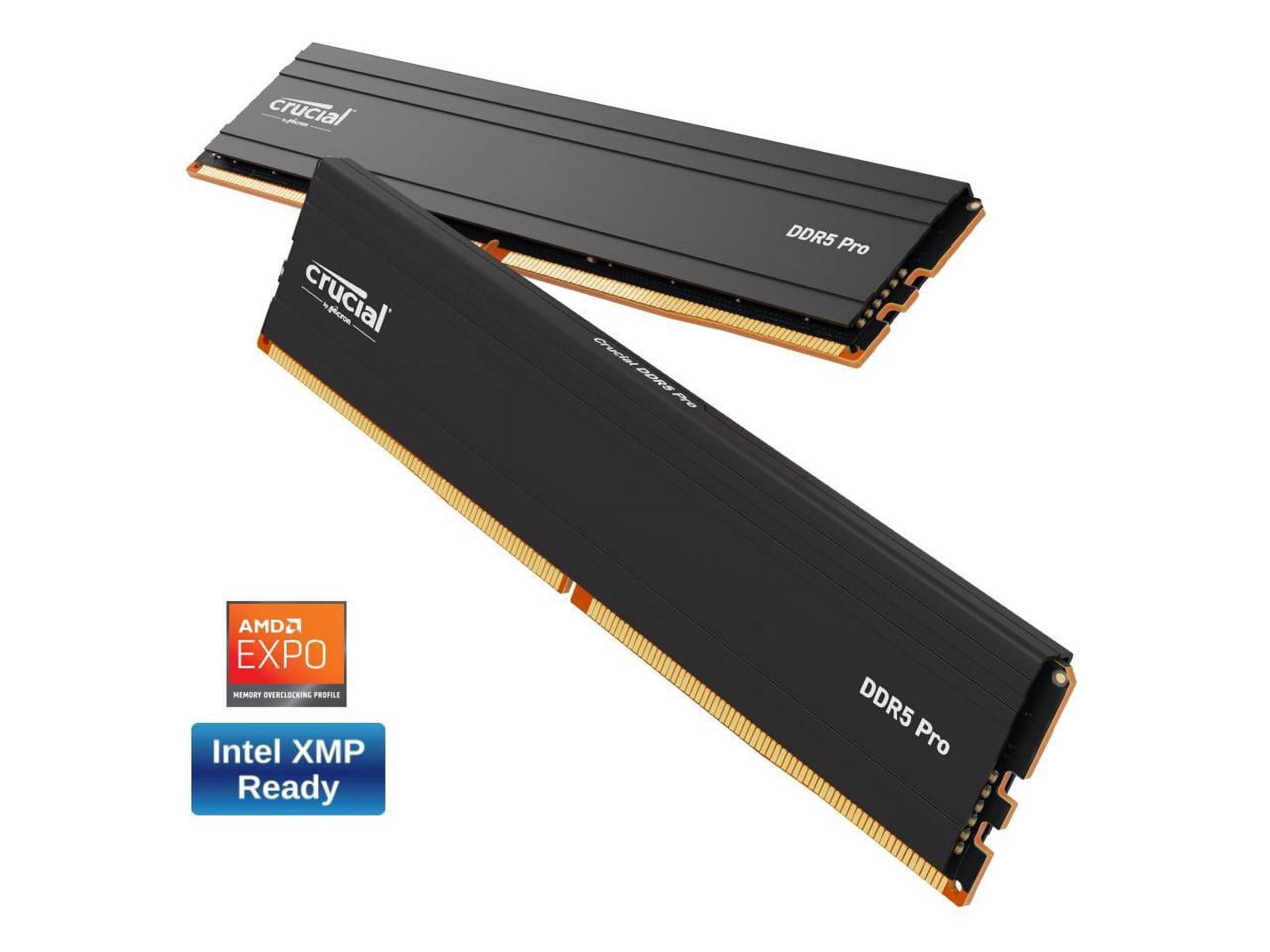 Crucial DDR5 Pro 64GB(32GB×2) Crucial Pro 64GB 2 x 32GB DDR5 SDRAM Memory Kit CP2K32G56C46U5