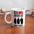 thumbnail image 6 of Real Drivers Use Three Pedals Mug | Ceramic Coffee Cup | Decorative Home Kitchen Drinkwear | Funny Birthday Gift, 6 of 6