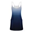 thumbnail image 3 of Navy Women Gradient Loose Fit Dresses Vneck Dresses for Women Sleeveless Slip Mini Petite Beach Casual Hawaiian Tropical Fall Summer Dresses 2025 Soft Comfy Clothing XXL, 3 of 4