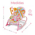 thumbnail image 3 of Silla Mecedora para Bebé AEIOU Hb224 Musical 2 en 1 Rosa, 3 of 3