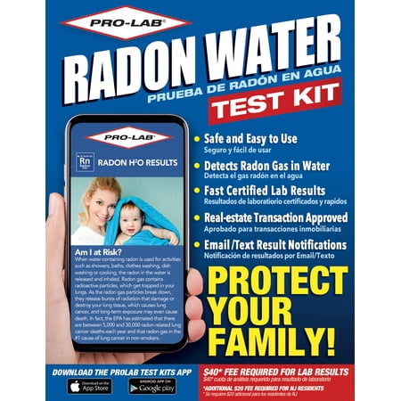 PRO-LAB Radon in Water Test Kit