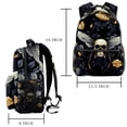 thumbnail image 2 of Lightweight Backpack Skull Bee School Bag Travel Laptop Daypack for Men Women Casual Rucksack, 2 of 6