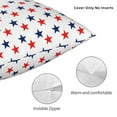 thumbnail image 5 of YFYANG Square Decorative Throw Pillow Case (Without Pillow Insert), Star Pattern Bedroom Sofa Car Cushion Cover, 24"x24", 5 of 9