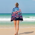 thumbnail image 4 of Independence Day Of The United States Flag Beach Towel, Microfiber Beach TowelsAbsorbent, Compact, Beach Blanket, Lightweight Towel for The Swimming, 4 of 7