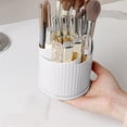 thumbnail image 3 of HBBKVI Pencil Holder, 360° Rotating Pen Holder for Desk Office, Pen Pencil Cup Stationery Holder Makeup Brush Holder, 3 of 6