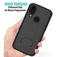 thumbnail image 4 of Case for CAT S62 PRO Phone, Nakedcellphone [Black] Slim Hard Shell Protector Cover with Kickstand View Stand, 4 of 7